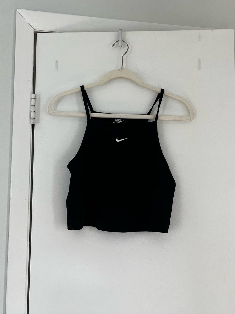 Vintage Nike Black Cropped Sports Tank